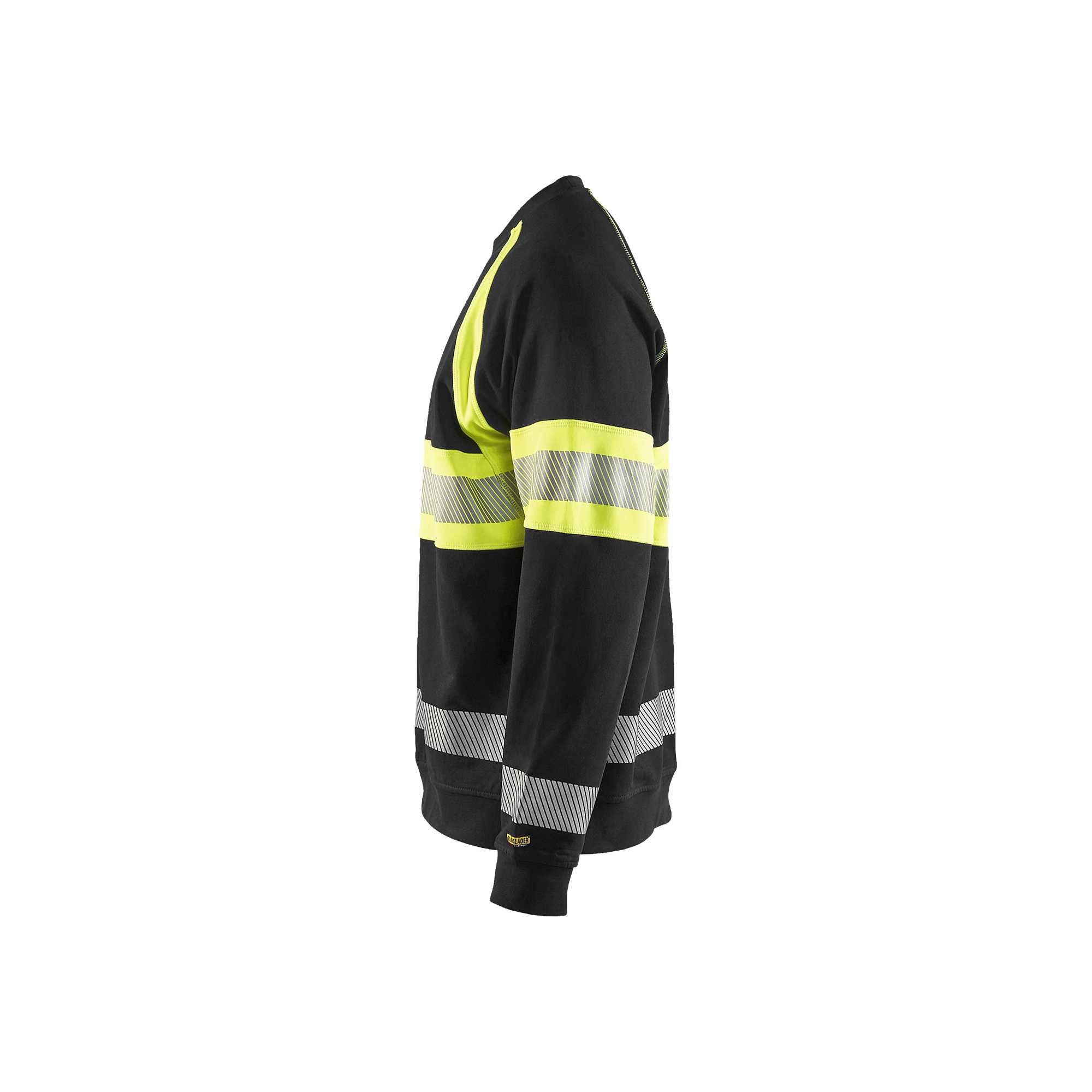 BLAKLADER 33591158 Hi Vis Sweater Hi Vis Reflective Work Sweatshirt MEN - 100% Cotton